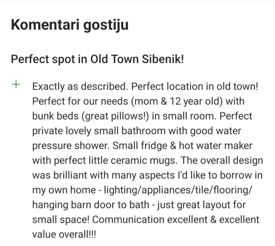 Rooms & Studio Apartments Sibenik Luaran gambar
